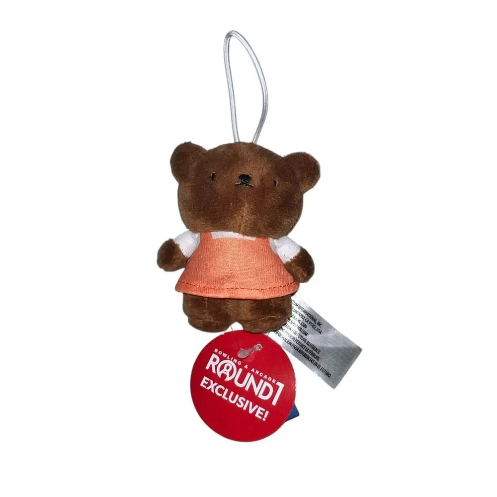 Barbara Bear From Miffy Collection 3” Plush Keychain Round1 Exclusive